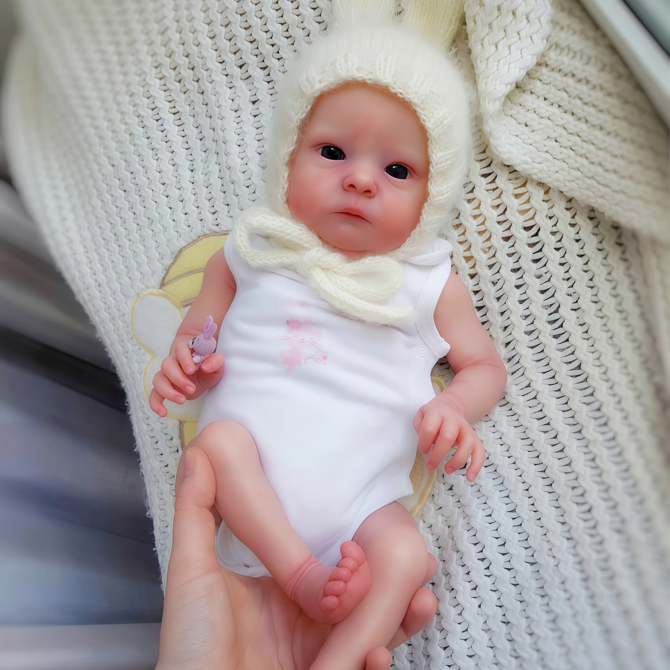

16 Inch/40cm Lifelike Reborn Baby Doll - 3D Hand Painted Cute Newborn Doll Gift Birthday Gift Christmas Gift