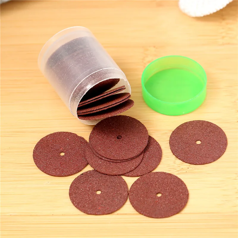 36pcs/set Dremel accessories 24mm Abrasive Disc Cutting Discs Reinforced Cut Off Grinding Wheels Rotary Blade Cuttters Tools