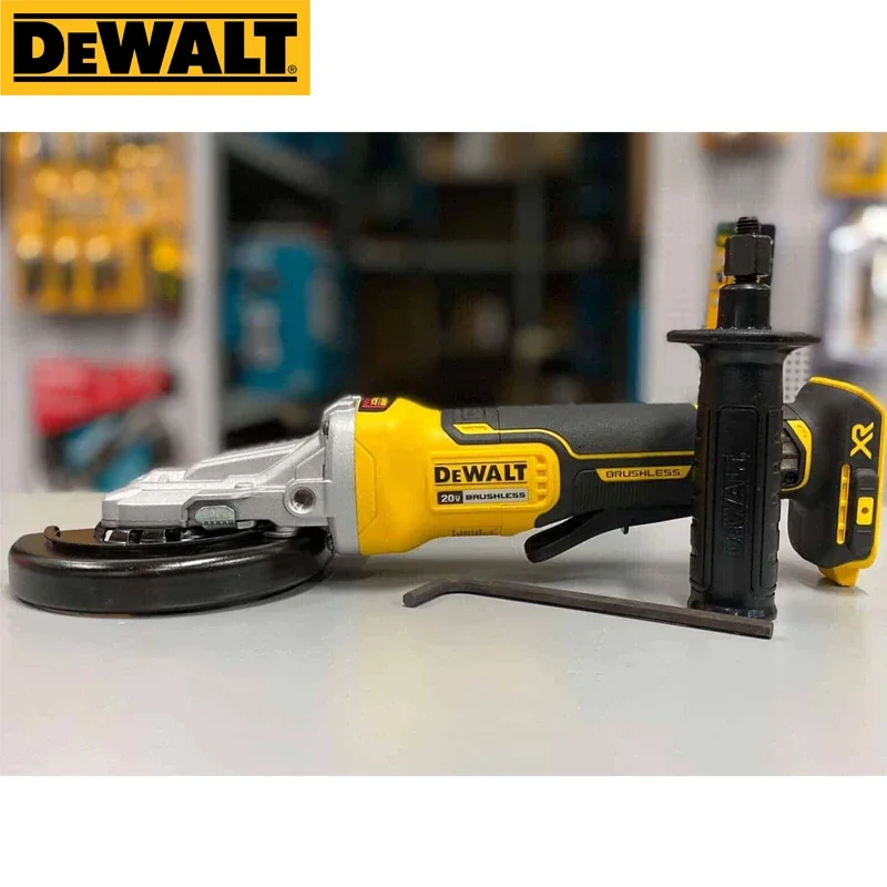 DEWALT DCG413FB Cordless Angle Grinder Paddle Switch 20V 125MM With KICKBACK BREAK Dewalt Brushless Power Tools DCG413