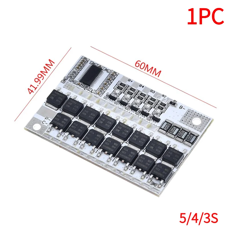 1PC 3s/4s/5s Bms 12v 16.8v 21v 3.7v 100a Li-ion Lmo Ternary Lithium Battery Protection Circuit Board Li-polymer Balance Charging