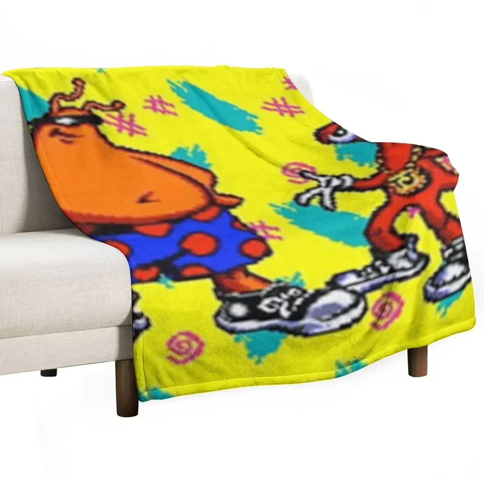 

Toejam and Earl Throw Blanket Long Lasting Soft Plush Blanket for Daily Use