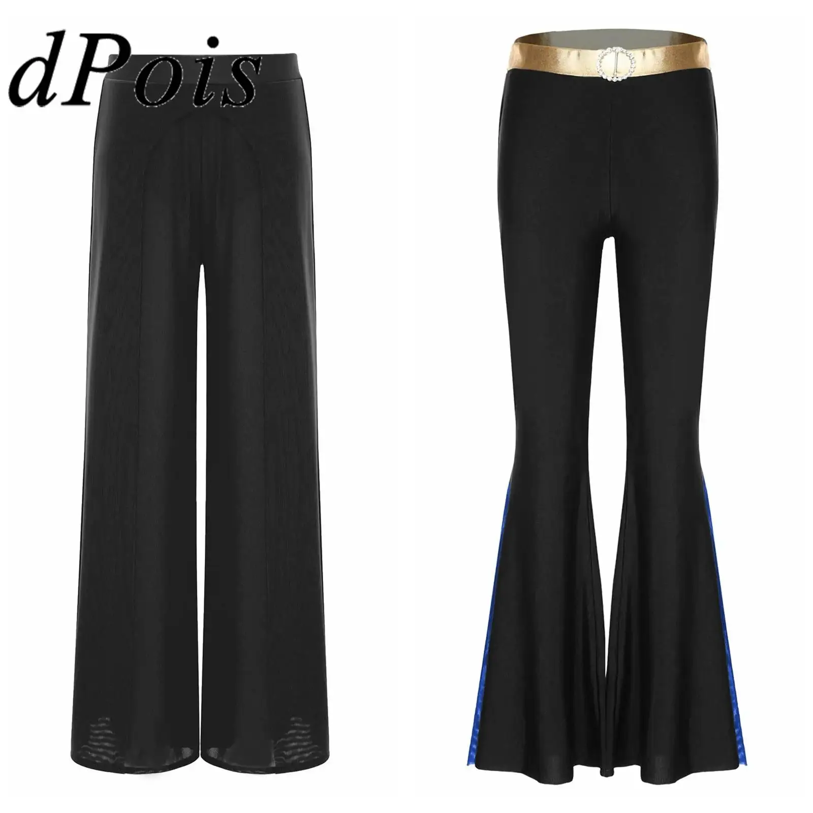 

Брюки-клеш для девочек в стиле 70-х 80-х годов, диско-клеш, костюмы для хиппи-танцев, лирических танцев, современных танцев, рейв-фестивалей, детские клеш-брюки