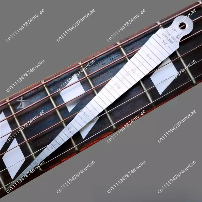 Musical instrument accessories, diameter gauges, guitar repair tools, measuring round hole rulers
