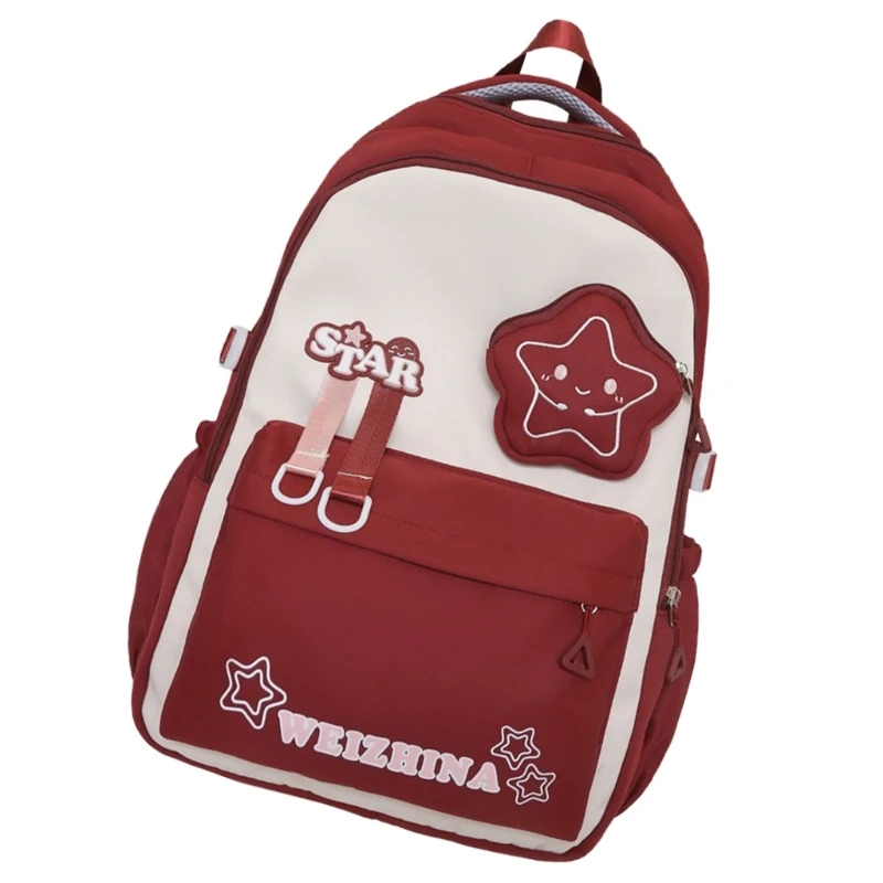 Unisex School Bag Daypack for Teenagers Nylon Backpack Casual Laptop Backpack