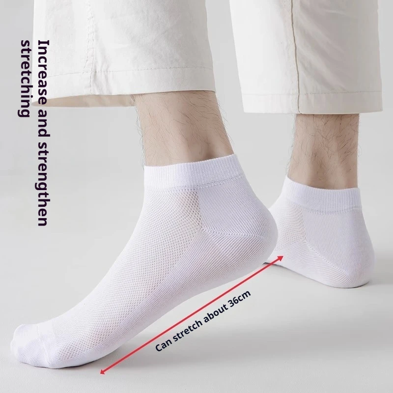 1 Pairs Women Summer Mesh Ankle Athletic Running Sock Black&White&G Thin Low Cut Socks Breathable No Show Sports Men Socks