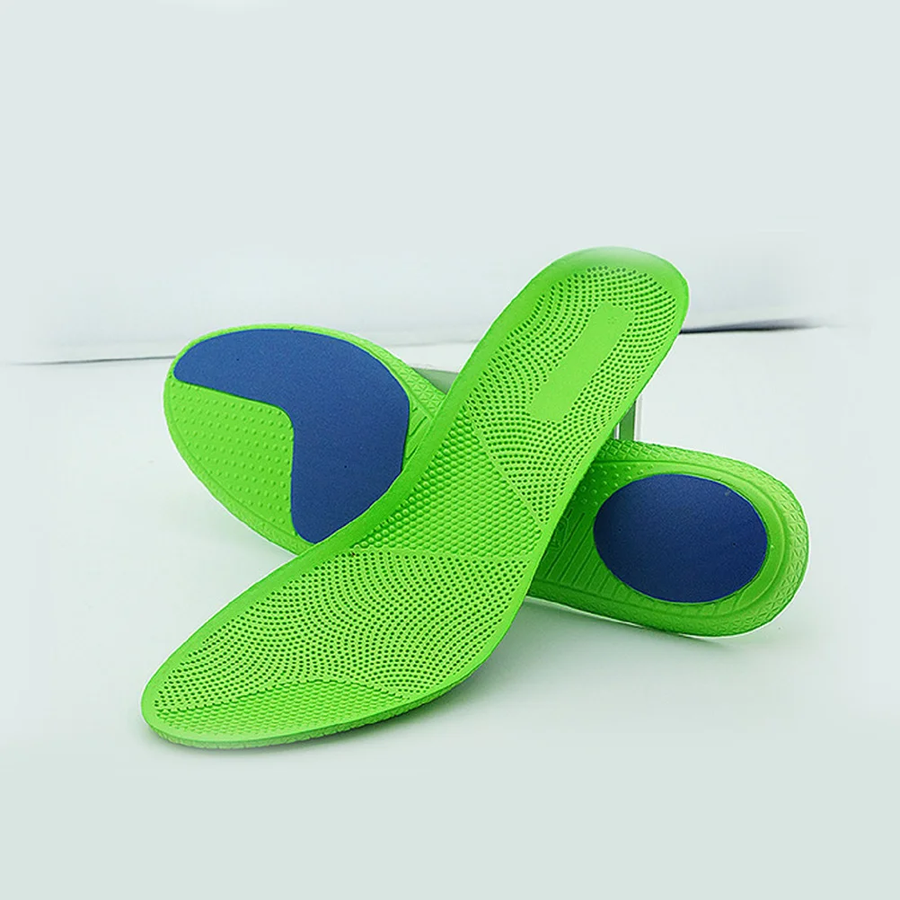 

1 Pair of Summer EVA Sports Insoles High-elastic Buffer Shock-absorbing Shoe Cushions Shoe Pads (Green, Size 41-42)