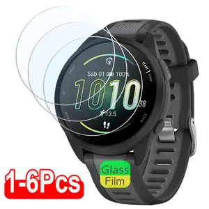 Bilashmart Tempered Glass Garmin Forerunner 165 165Music 9H Premium Clear HD Screen Protector Garmin165 Protective Film Accessories