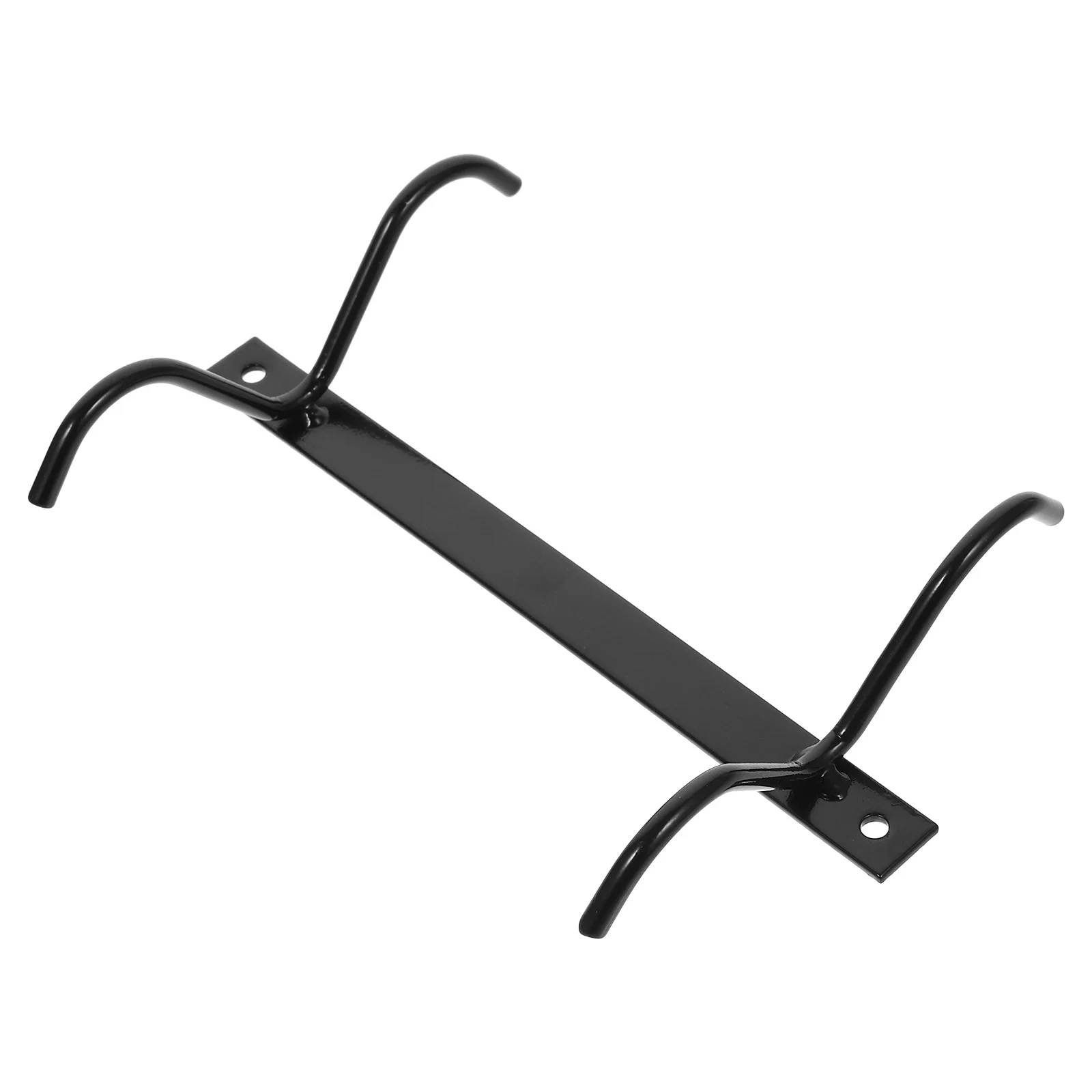 

Cup Drying Hanger Under Cabinet Mugs Bracket Kitchen Hooks Holder Rack Iron Black Fits Reusable Longtime Drain Clean