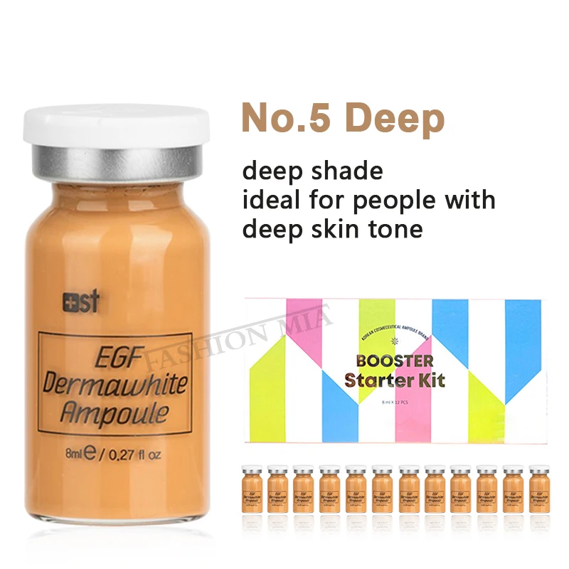 Korea Face 8ml Aufhellende BB-Creme Anfänger-Starterset Niacinamid/Peptid Faltenbekämpfende BB-Creme Hautpflege-Serum Schönheit