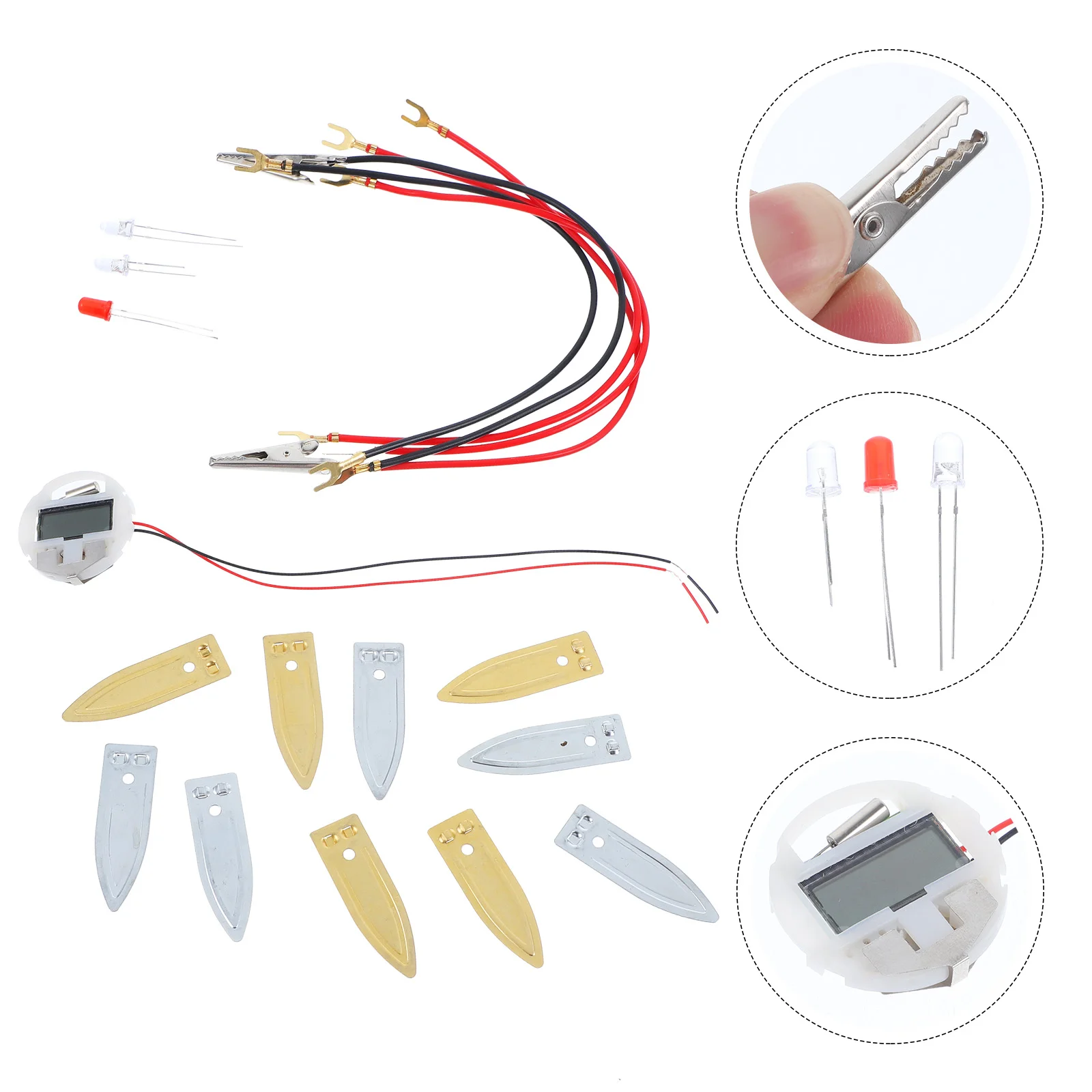 

Fruit Power Generation Experimental Kit Utensil Rack Cat Food Simulate Wire-tying Plants Batteries Science Clock Toys