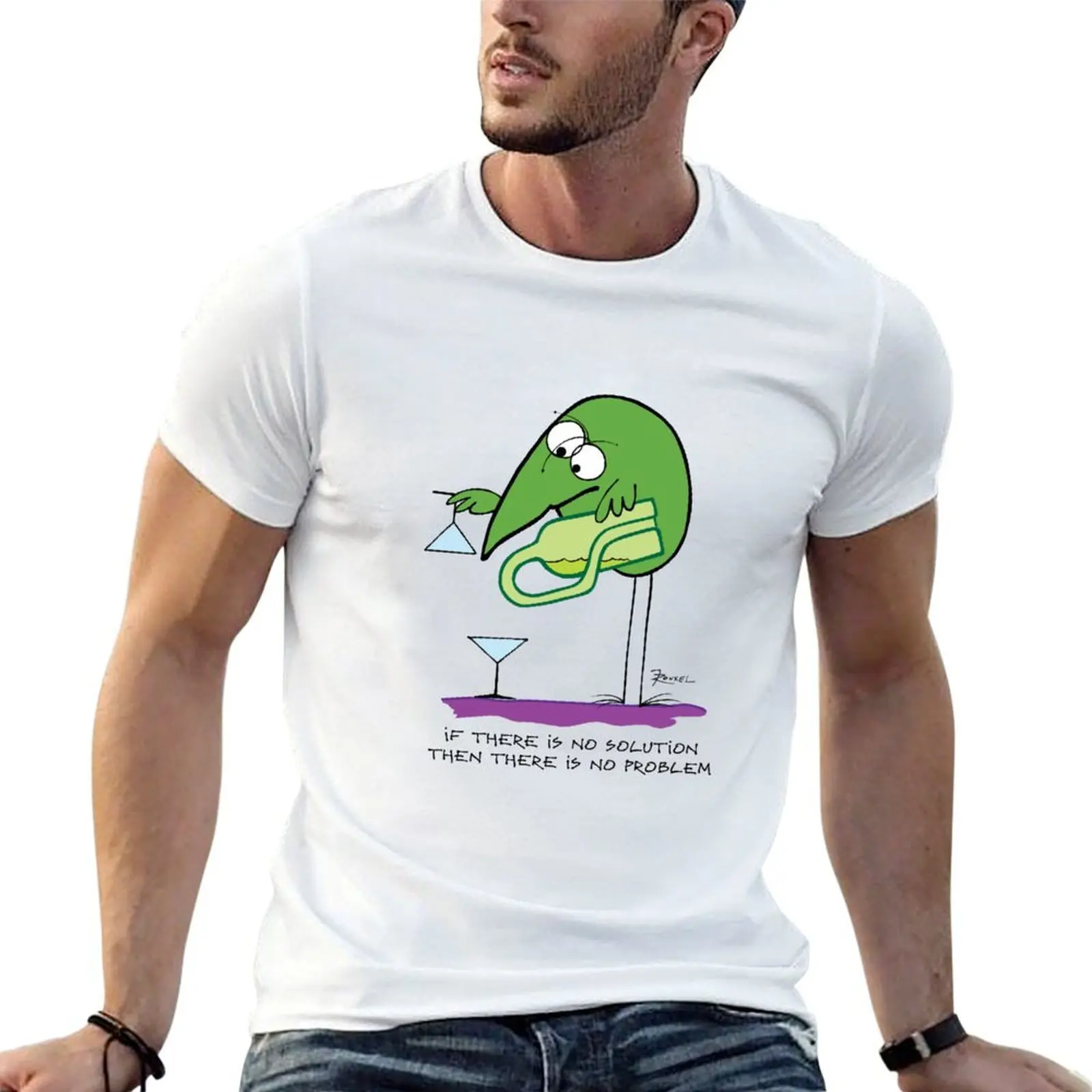 

No problem with the shadoks T-Shirt t shirts for man pack white cotton t shirt man T-Shirt