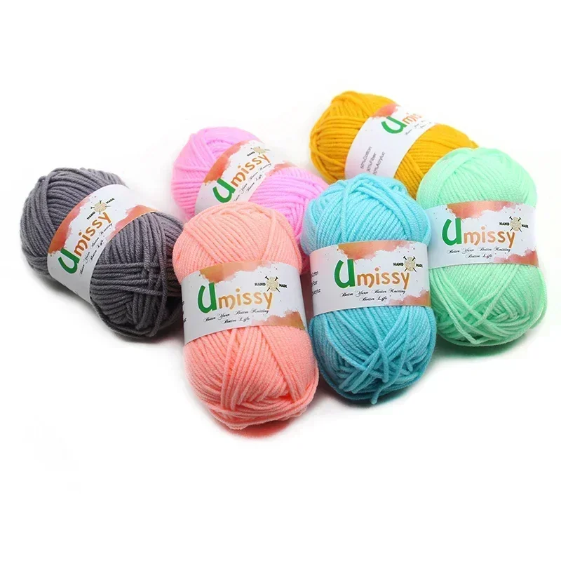 4pcs Yarns for Knitting and Crochet Trapillo Para Tejer Crochet Cotton Yarn Knit Tricot Fil De Coton Pour Le Crochet