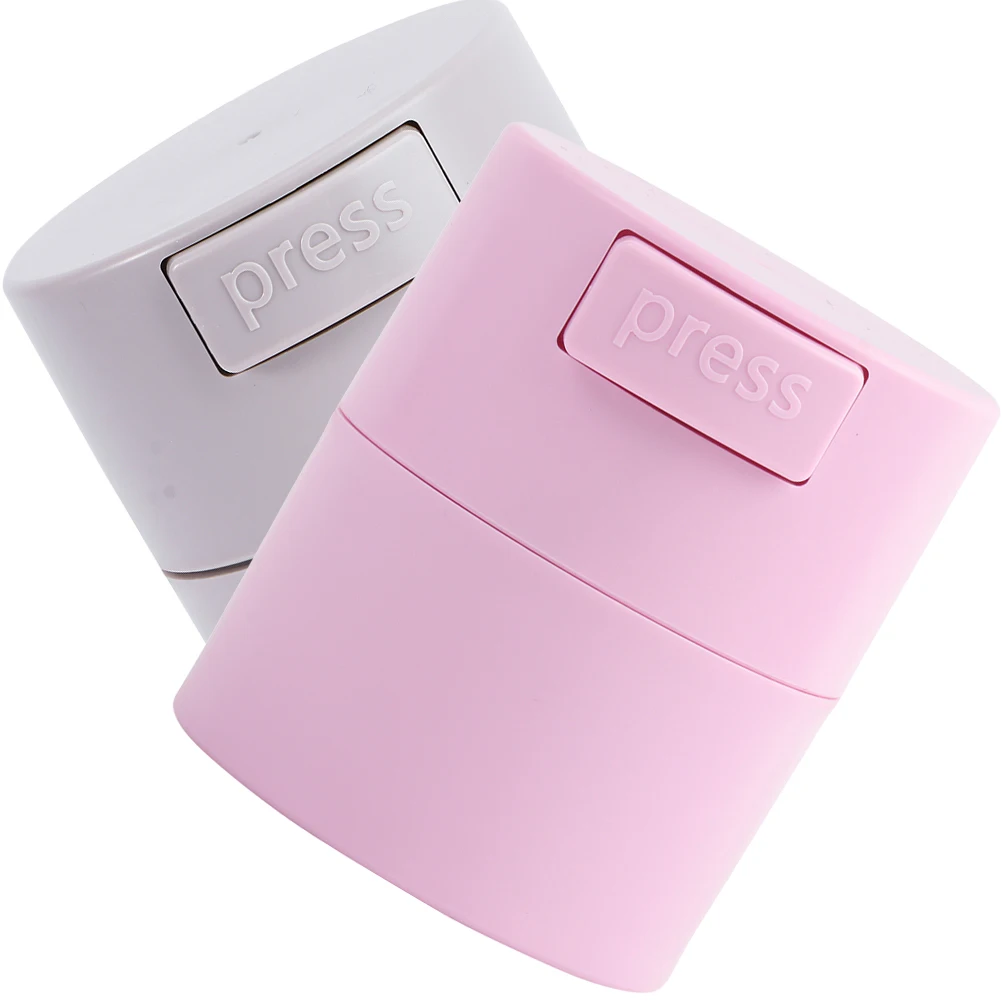 

2pcs Storage Container Lash Extension Holder Moisture Resistant Compact Lightweight Jar For Eyelash Extensions Lash Supplies