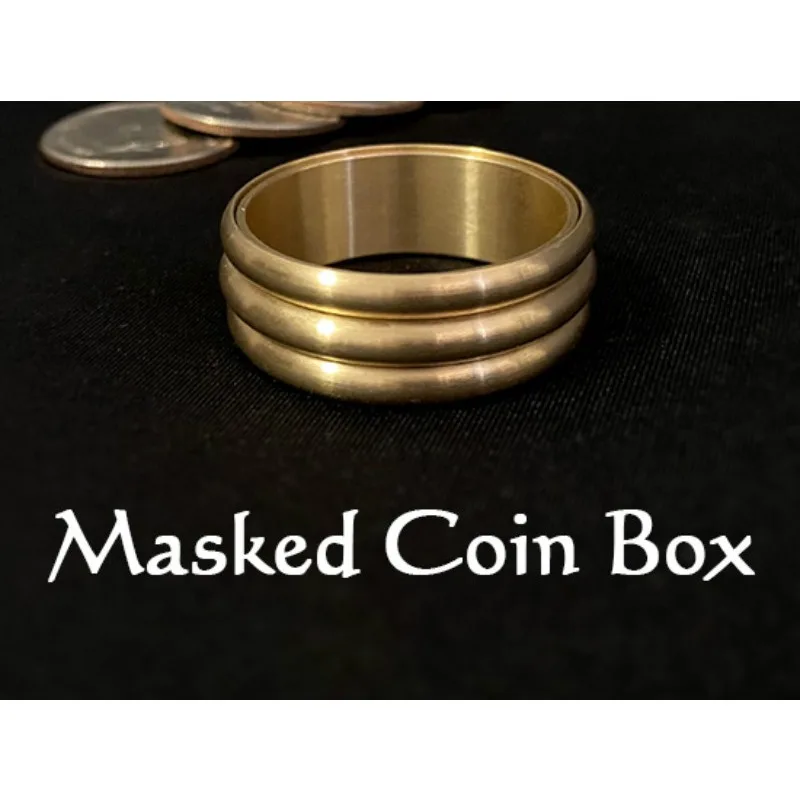 Masked Coin Box Magic Tricks Matrix Coins Magic Coin Appear Penetrate Magia Magician Close Up Illusions Gimmick Props Mentalism