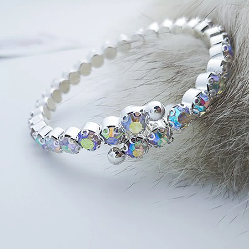 Pulsera de danza del vientre para adultos, brazalete de varias filas de diamantes, accesorios de anillo de brazo de mano de rendimiento, nueva India