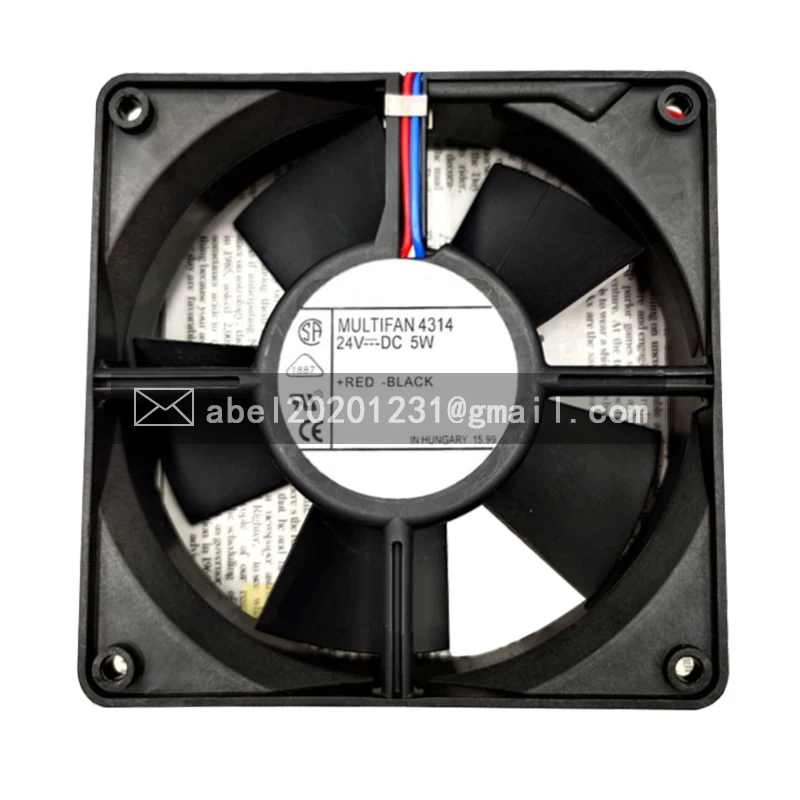 BRAND NEW MULTIFAN 4314 24VDC 5W 12CM INVERTER ORIGINAL COOLING FAN 12032 120*120*32MM