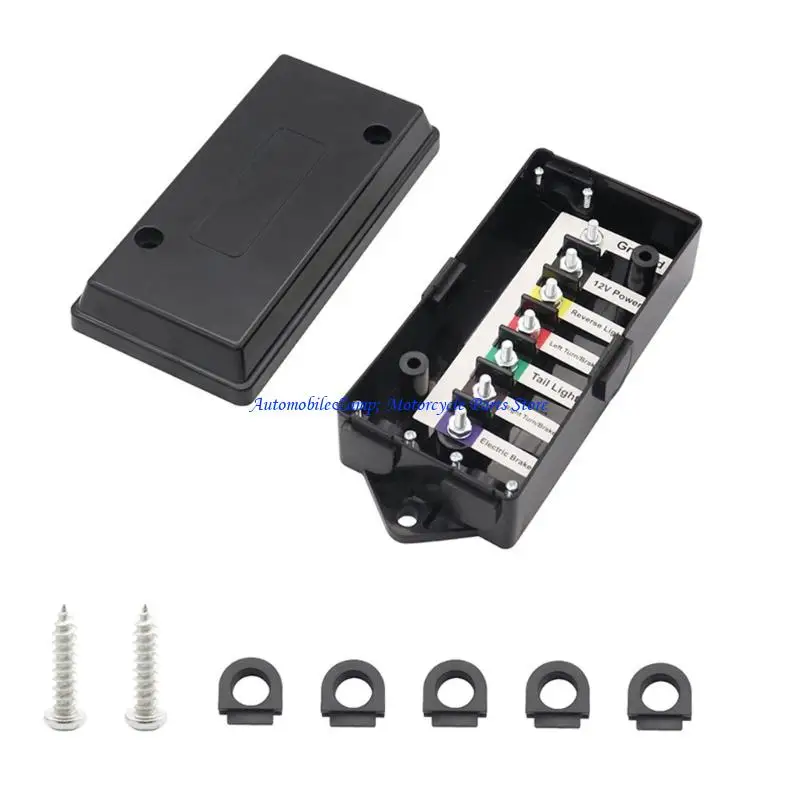 

H7BD Secure 7 Way Electrical Junction Box Ensuring Stable Trailer Truck Connection