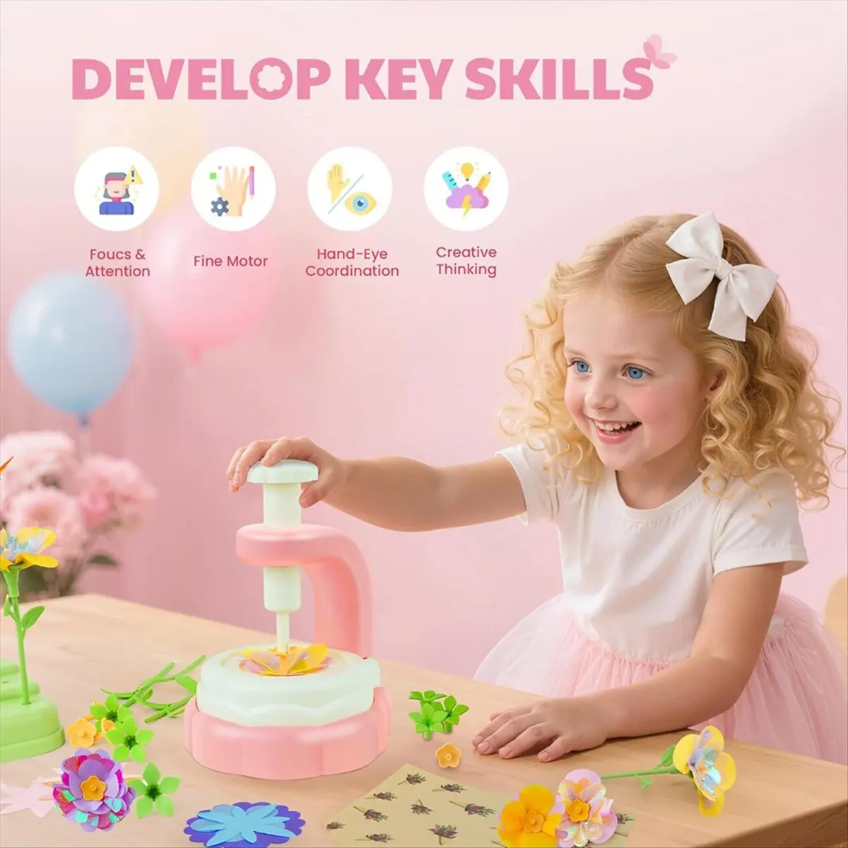 

BHBL тканевый набор «сделай сам», наборы для изготовления цветов для детей, подарки на день рождения и Рождество для девочек и мальчиков-подростков