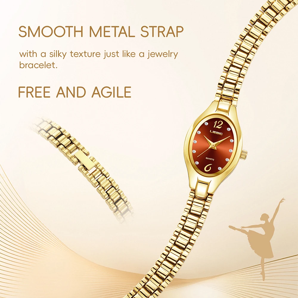 LIEBIG ステンレス鋼ストラップクォーツ時計トップブラン - Luxury Watch Brand List のレビューと価格