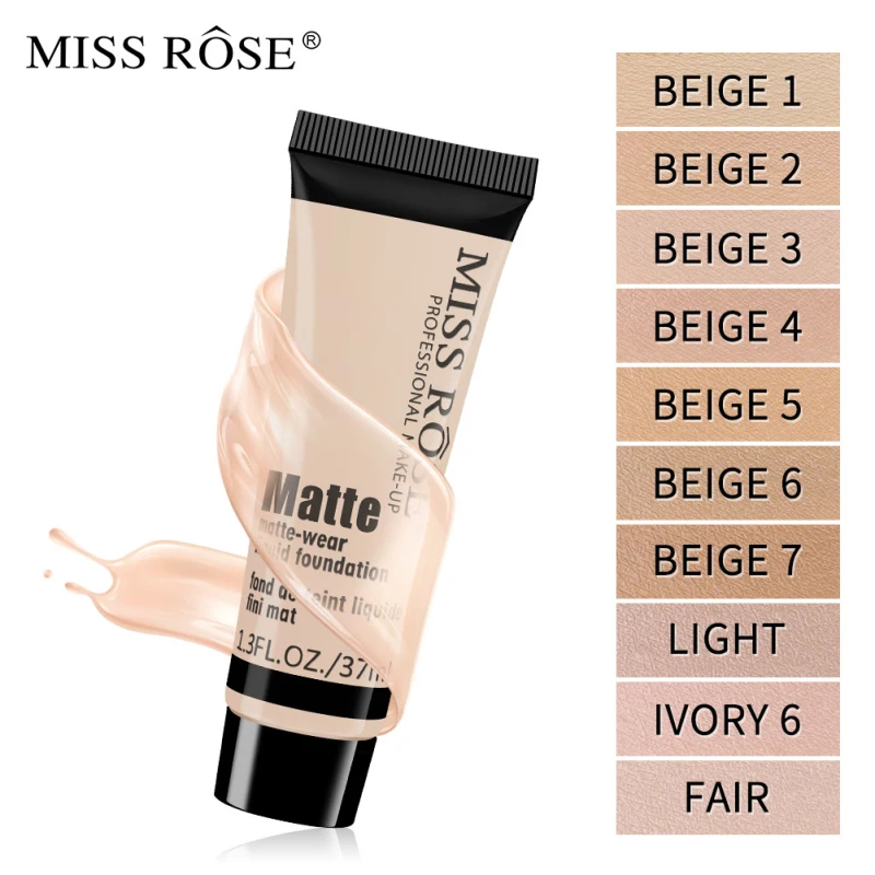 Waterproof Matte Liquid Foundation BB Cream Primer Moisturizing Oil Control Cover Dark Circles Acne Concealer Beauty Cosmetic