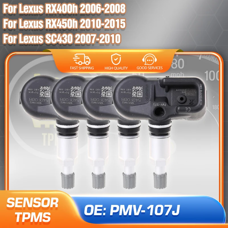 PMV-107J Car Tire Pressure Sensor TPMS For Lexus RX400h 2006 2007 2008 Lexus RX450h 2010-2015 Lexus SC430 2007 2008 2009 2010