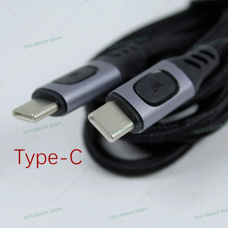 1Pce 5A Type-C to Type-C Fast Charging Data Cable PD100W USB C Fast Charging Cable for Huawei Pro, Xiaomi Samsung iPhone 15 iPad