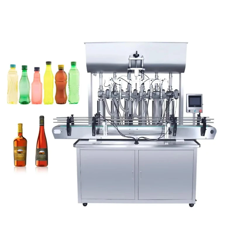 Soda mixer to produce cola carbonated beverage high pressure pump 4 head bottle liquid filling machine