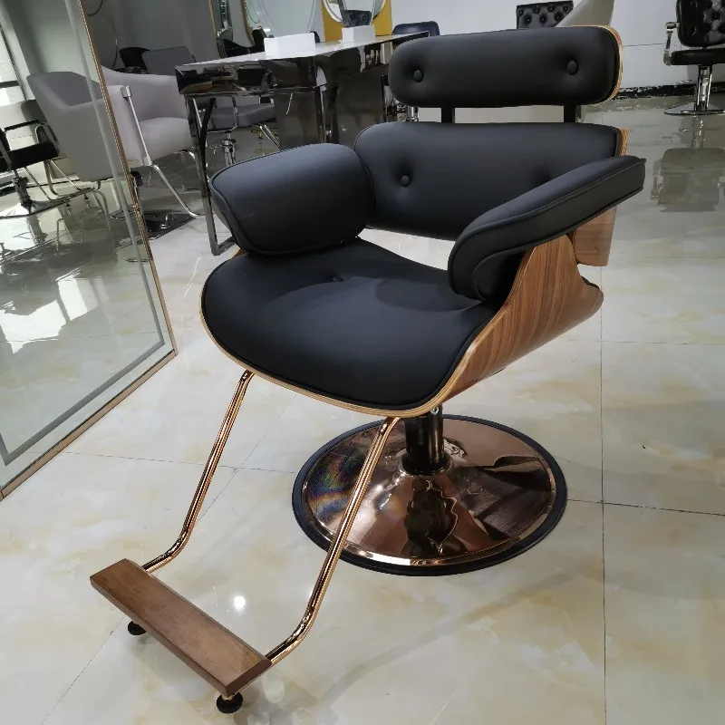 European Style Beauty Modern Salon Furniture  Black/Grey Barbers Chairs
