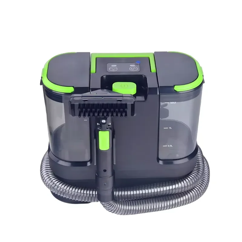 1600W High Power Handheld Electric Stain Cleaner Portable Wet Dry Suction Carpet Fabric Steam Vacuum for Home Deep Cleaning