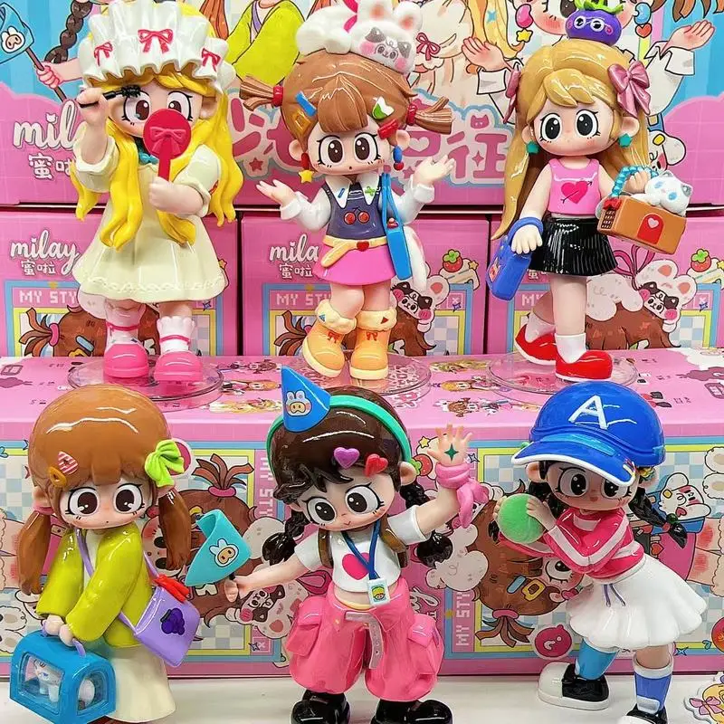 

Stock Hot Original Blind Box Milay 1 Generation Happy Formula Series Doll Cute Figurine Mystery New Year Toy Kid Birthday Gift