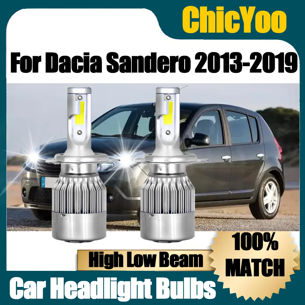 

120W H4 Led Car Headlight Bulbs 20000LM Auto Headlamp 6000K Car Light Bulbs For Dacia Sandero 2013 2014 2015 2016 2017 2018 2019