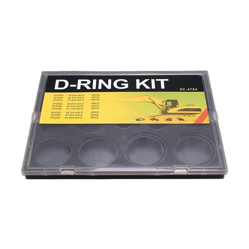 

For Caterpillar Cat O-Ring Square Seal Oil Seal Repair Box D-Ring Rubber O-Ring 4c-4784 Excavator Parts