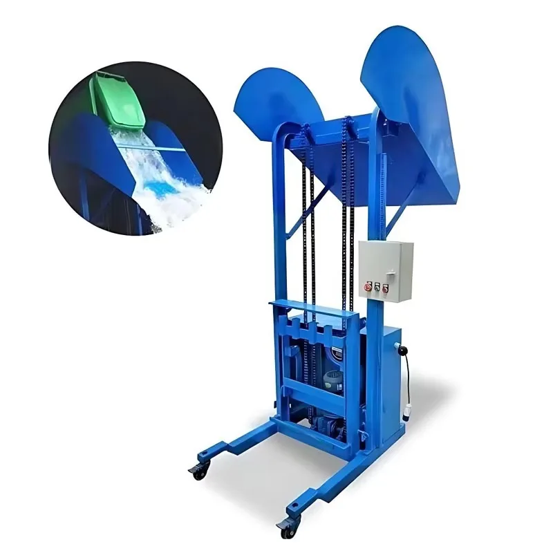 Waste Bin Lift Machine Bucket elevator kitchen waste bin elevator vertical lifting mechanism