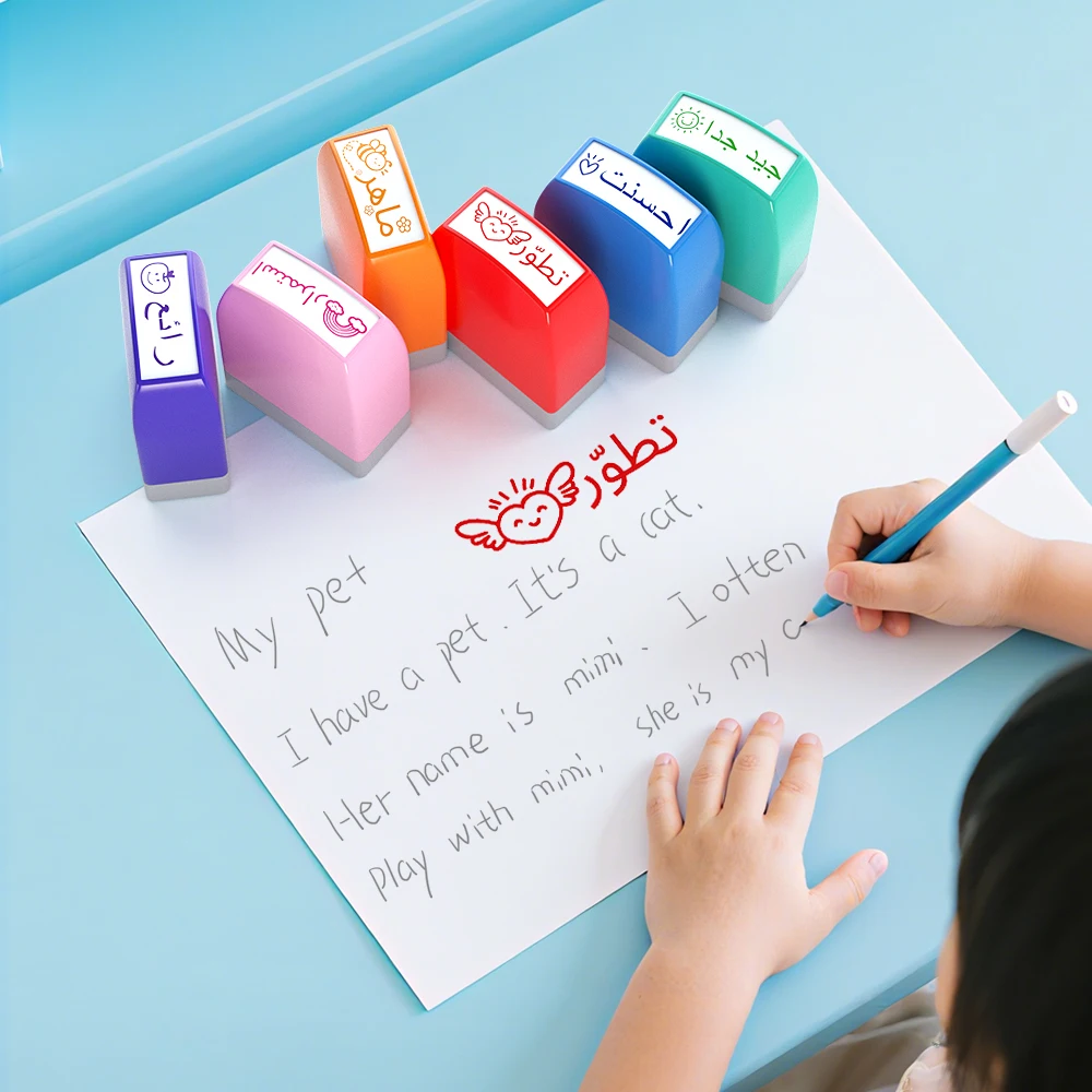 Arabic Encouragement Seal Teacher Comments Seal Encouragement Praise Teacher Corrective Homework Delivery Positive Feedback