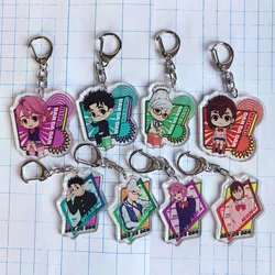 Anime DAN DA DAN Keychain Cartoon Ken Takakura Star Kawaii Character Pendant Acrylic Jewelry Bag Pendant Decoration Fan Gifts