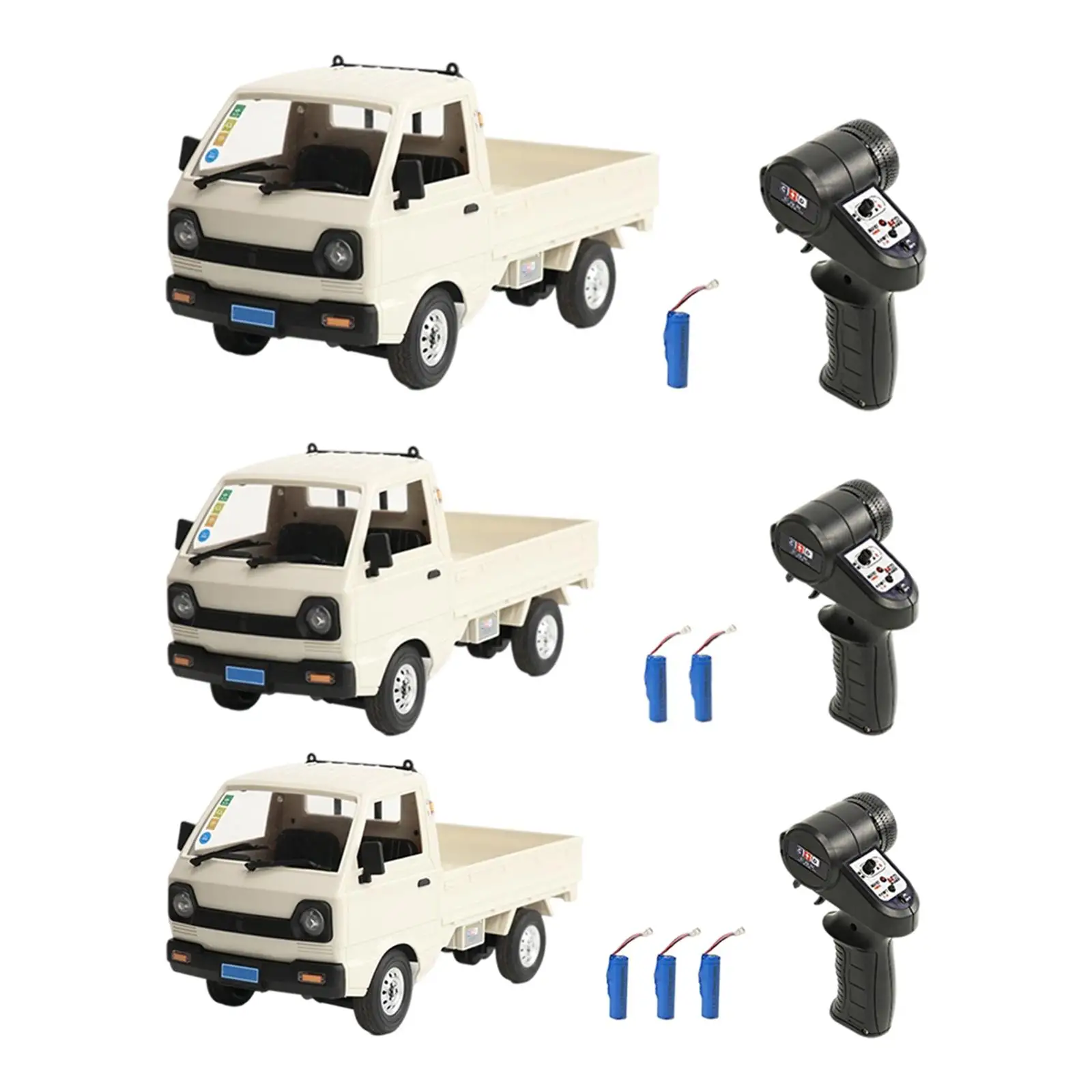 1 Set WPL D12 Mini RC Truck Car 1:16 Scale Simulation Brushed LED Light
