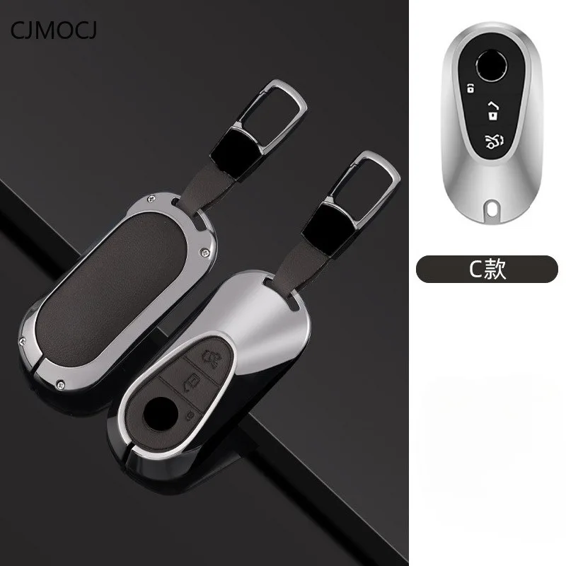 

Premium Zinc Alloy Key Cover Case for Mercedes E300L/C260L/A200/C200L/GLC300l (All Models) - Luxury Key Fob Protector