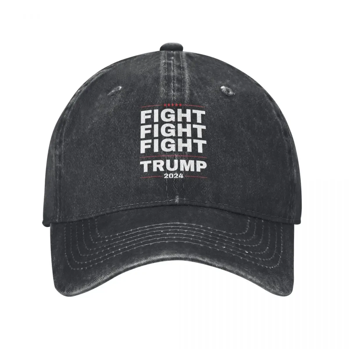 Fight Fight Fight Trump 2024 Baseball Caps Fashion Distressed MAGA USA Snapback Cap Unisex Outdoor Caps Hat