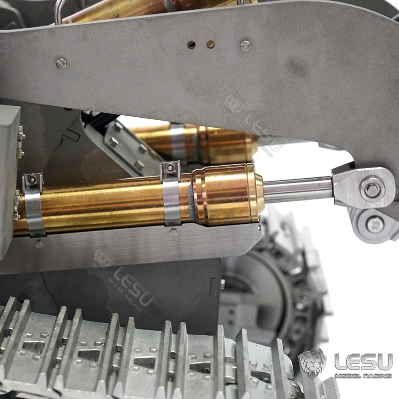 

1/14 LESU Earth Mover Truck 636 Metal Hydraulic Tracked KIT RC Loader Lights Sound System KIT Motor Pump Toys for Boys