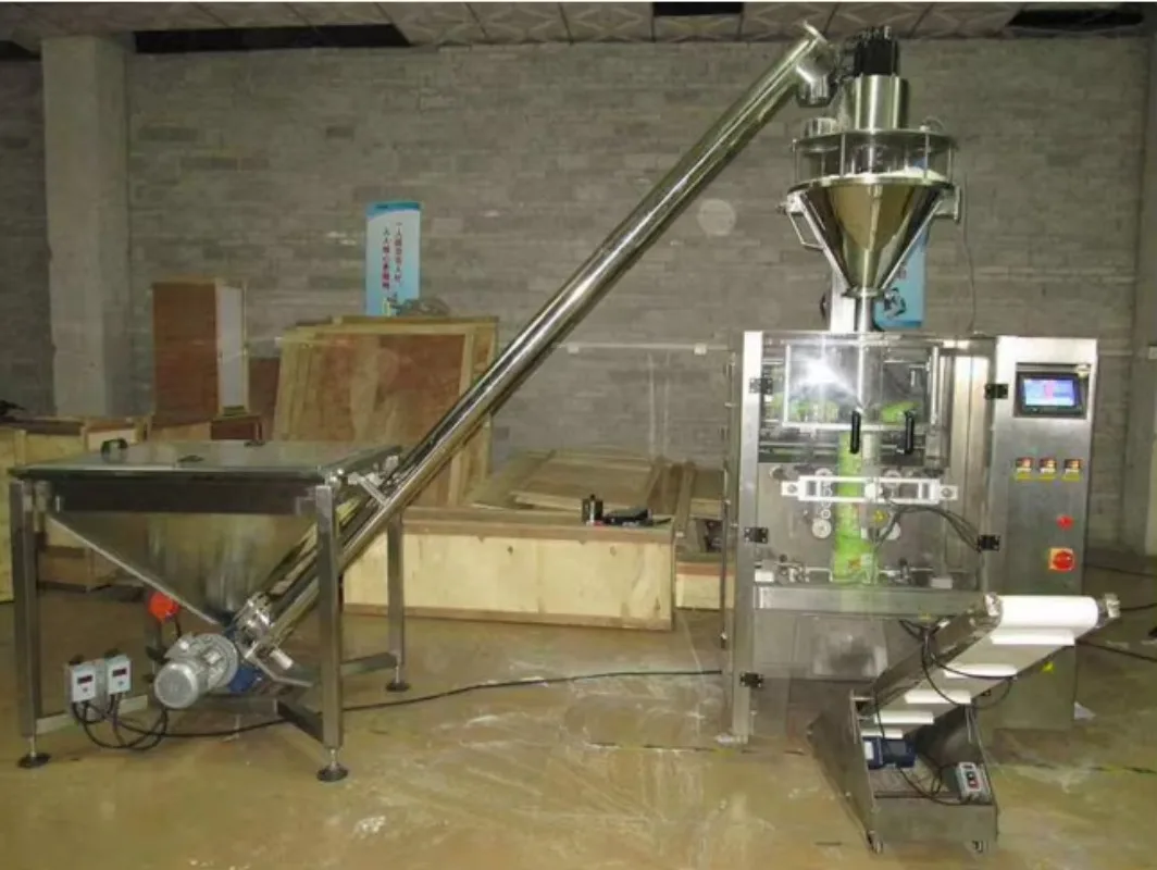 Small Automatic Screw Sachet Packing Machine for Spices Milk Masala Coffee Efficient Sealing Labeling Food Plastic Custom