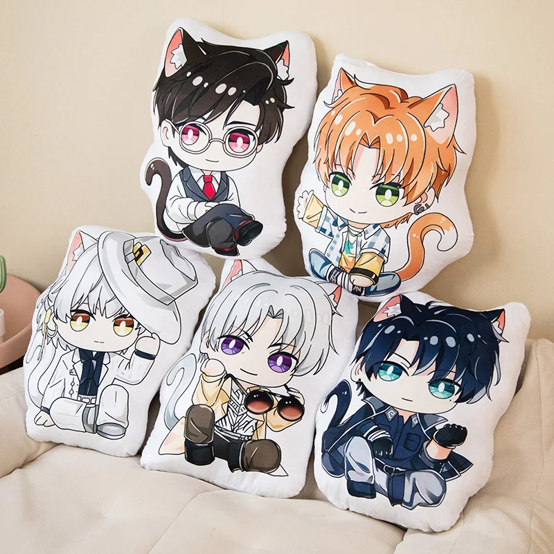 

Anime Light and Night Sariel Evan Osborn Charlie Jesse Cosplay Cushion Plush Cotton doll duplex prints Animal pillow Stuffed