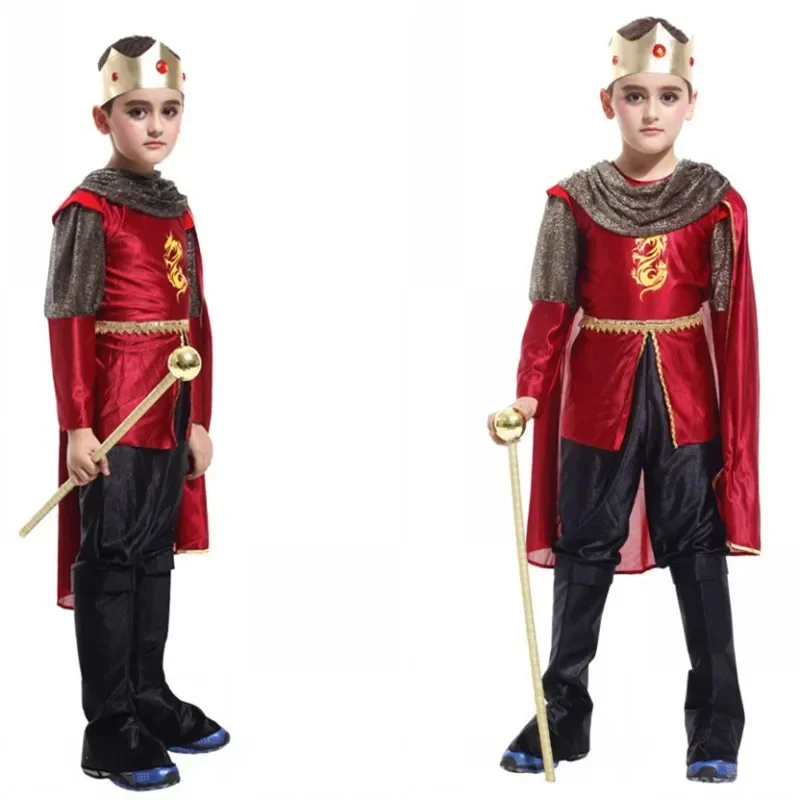 Halloween Cosplay Kids Prince Costume For Children The King Costumes Children's Day Boys Fantasia European Royalty Clothing