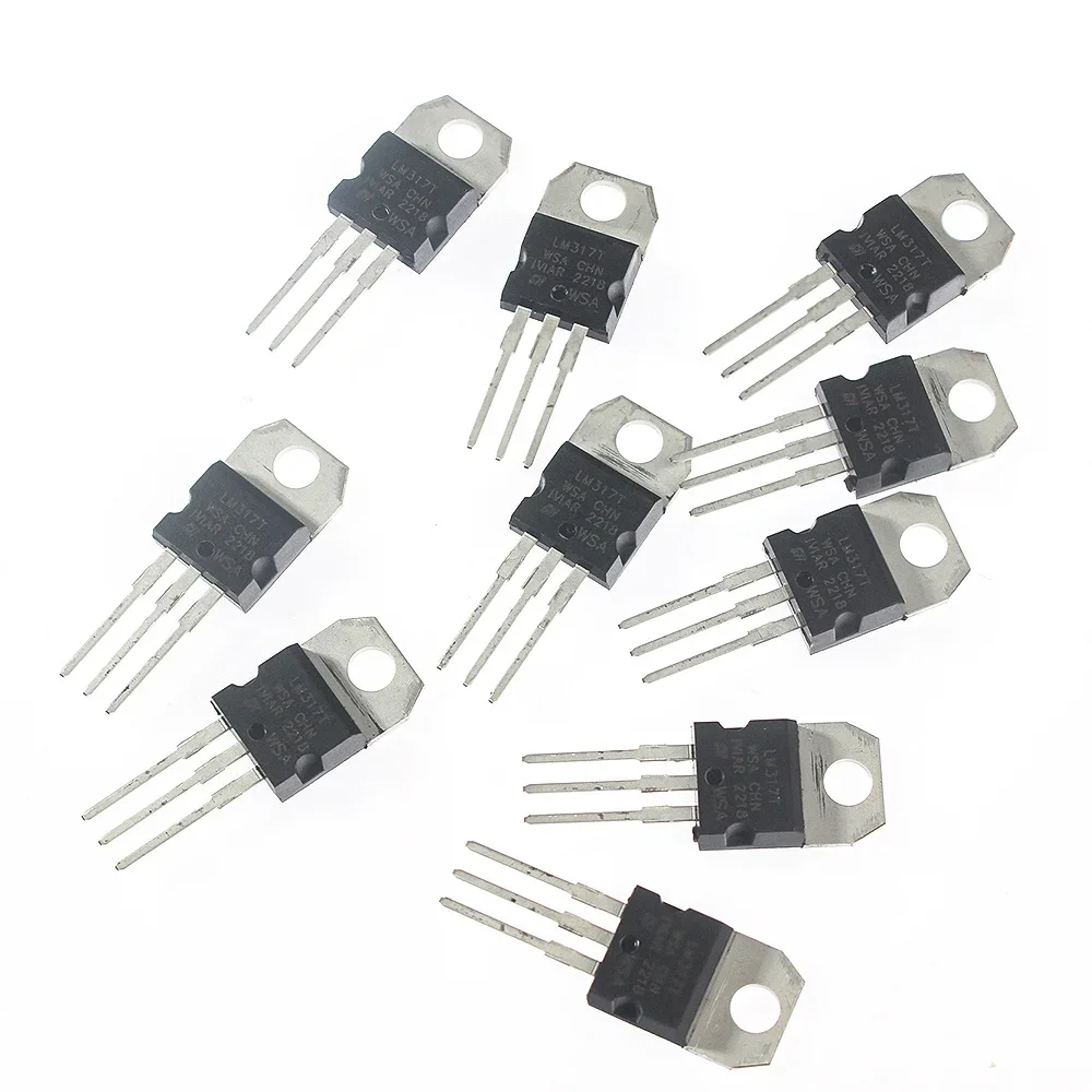 5PCS Voltage Regulator LM317T L7805CV L7809CV L7812CV 1.5A TO220 Integrated Circuits