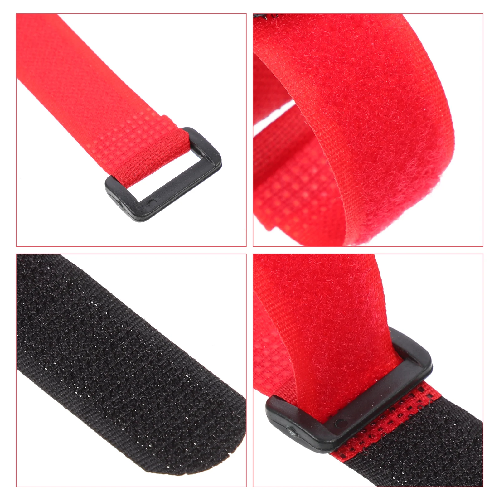 

20 Pcs Hook Cable Ties Nylon Straps Reusable Cord ganizer Extension Hose Rope Storage Fastener Home Office Garage Use