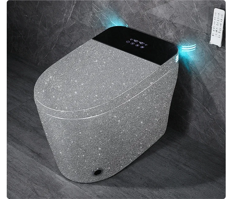 Умная туалетная вспышка, серебристая, полностью автоматическая, встроенная, без ограничения давления воды