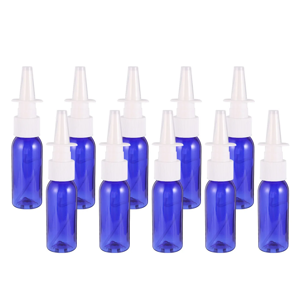 10 Pcs 30ml Round Shoulder Long Bottle Nasal Spray Direct Medical Empty Bottles