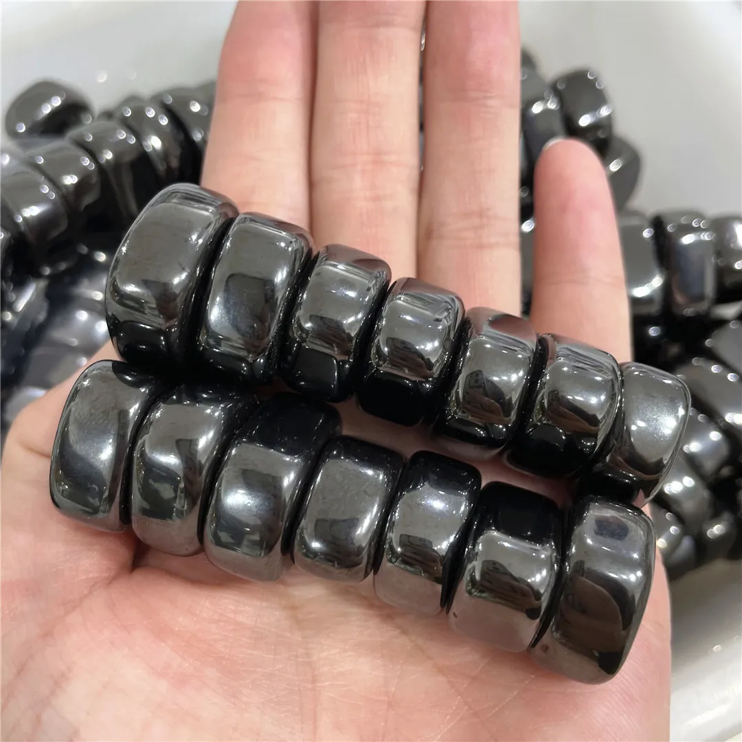 2-3cm Polished Magnetic Black Lodestone Magnet Healing Chakras Stones Yoga Decor Loadstone Human Field Balance Palms