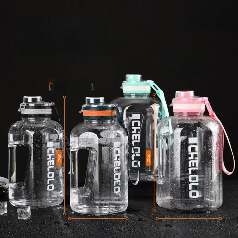 

Large Capacity Sport Water Bottle for Women 2000ml High Temperature Resistant Straw Cup Durable Stainless Steel Beverage Cont...