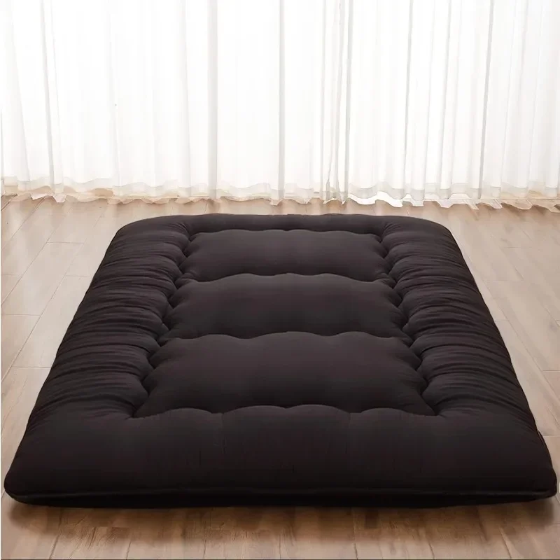 Japanese Floor Mattress, Japanese Futon Mattress Foldable Mattress, Roll Up Mattress Tatami Mat with Washable Cover