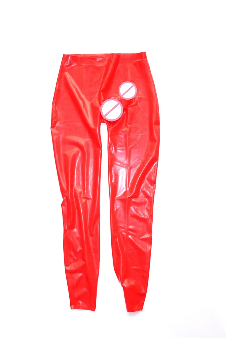

Suitop sexy transparent leggings for men with penies condom in 0.4mm latex